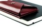Preview: BOOKclip XL für Notizbücher und Kalender - CAMBRIDGE Top Grain Leder rot