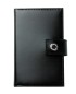 Preview: Pocket Notizbuch "GOLF NOTES" (auswechselbar) mit Druckknopf, CAMBRIDGE Top Grain Leder schwarz