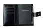 Preview: Pocket Notizbuch "FITNESS NOTES" (auswechselbar) mit Druckknopf, CAMBRIDGE Top Grain Leder schwarz