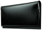 Preview: Tischquerkalender (auswechselbar) für 2027 - Cambridge Top Grain Leder schwarz