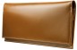 Preview: Tischquerkalender (auswechselbar) für 2027 - Cambridge Top Grain Leder hellbraun