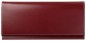 Preview: Tischquerkalender (auswechselbar) für 2027 - Cambridge Top Grain Leder rot