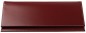 Preview: Tischquerkalender (auswechselbar) für 2027 - Cambridge Top Grain Leder rot