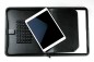 Preview: Manager Orgamappe DIN A4 mit Tablethalterung und optionaler Zubehörtasche CAMBRIDGE Top Grain Leder schwarz