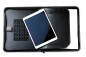 Preview: Manager Orgamappe DIN A4 mit Tablethalterung und optionaler Zubehörtasche CAMBRIDGE Top Grain Leder dunkelbraun