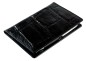 Preview: Taschenkalender mit Spiralbindung 2025 + 2026 in PREMIUM LEDER CROCO schwarz