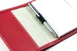 Preview: Notizblocketui DIN A7 ECO APPLE LEATHER Lederimitat rot