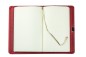Preview: Notizbuch cirka DIN A5 Lederimitat ECO APPLE LEATHER rot