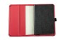 Preview: Pocket Notizbuch Lederimitat ECO APPLE LEATHER rot