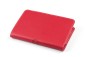Preview: Pocket Notizbuch Lederimitat ECO APPLE LEATHER rot