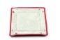 Preview: Taschenleerer / Utensilienschale ECO APPLE LEATHER Lederimitat rot