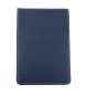 Preview: Reporterblock DIN A6 Lederimitat ECO APPLE LEATHER dunkelblau