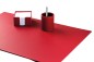 Preview: Schreibunterlage XXL ECO APPLE LEATHER Lederimitat rot
