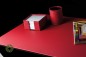 Preview: Schreibunterlage XXL ECO APPLE LEATHER Lederimitat rot