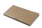 Preview: Reisebrieftasche mit RFID Schutz in Lederimitat ECO APPLE LEATHER braun
