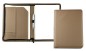 Preview: Reissverschluss Schreibmappe DIN A4 ECO APPLE LEATHER Lederimitat braun