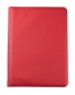 Preview: Reissverschluss Schreibmappe DIN A4 ECO APPLE LEATHER Lederimitat rot