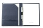 Preview: Schreibmappe DIN A5 ECO APPLE LEATHER Lederimitat dunkelblau