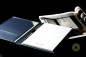 Preview: Schreibmappe DIN A5 ECO APPLE LEATHER Lederimitat dunkelblau