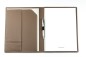 Preview: Schreibmappe DIN A4 ECO APPLE LEATHER Lederimitat braun