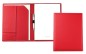 Preview: Schreibmappe DIN A4 ECO APPLE LEATHER Lederimitat rot