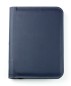 Preview: Reissverschluss Schreibmappe DIN A5 ECO APPLE LEATHER Lederimitat dunkelblau