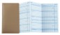 Preview: Leporello Faltkalender 2025 + 2026 in ECO APPLE LEATHER Lederimitat braun