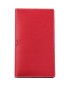 Preview: Leporello Faltkalender 2025 + 2026 in ECO APPLE LEATHER Lederimitat rot