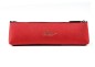 Preview: Schlamper Etui SMALL SAFFIANO Lederimitat rot