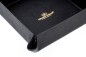 Preview: Taschenleerer SAFFIANO Lederimitat schwarz
