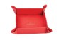Preview: Taschenleerer SAFFIANO Lederimitat rot