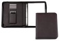 Preview: Manager Orgamappe DIN A4 SMALL SAFFIANO Lederimitat dunkelbraun