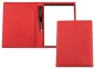 Preview: Schreibmappe DIN A5 SAFFIANO Lederimitat rot