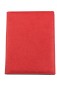 Preview: Schreibmappe DIN A5 SAFFIANO Lederimitat rot