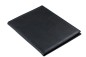 Preview: Schreibmappe DIN A4 SAFFIANO Lederimitat schwarz