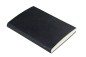 Preview: Notizbuch DIN A5 SAFFIANO Lederimitat schwarz