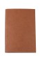 Preview: Notizbuch DIN A5 SAFFIANO Lederimitat braun