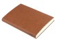 Preview: Notizbuch DIN A5 SAFFIANO Lederimitat braun