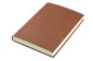 Preview: Notizbuch DIN A5 SAFFIANO Lederimitat braun