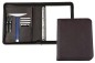 Preview: Manager Orgamappe DIN A4 BIG SAFFIANO Lederimitat dunkelbraun