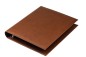 Preview: Ringbuch DIN A4 SAFFIANO Lederimitat braun