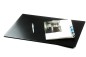 Preview: Exclusive Schreibunterlage  60 x 40 cm aus veganem Lederimitat schwarz - made in Germany
