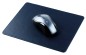 Preview: Mousepad aus veganem Lederimitat blau  - made in Germany