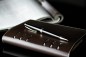 Preview: Drehbleistift PALLADIUM schwarz inkl. Stecketui aus Leder