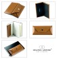 Preview: BOOKclip SLIM für Notizbücher und Kalender - CAMBRIDGE Top Grain Leder hellbraun