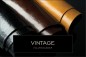 Preview: Ablagekasten mit Deckel PREMIUM LEDER VINTAGE cuoiobraun