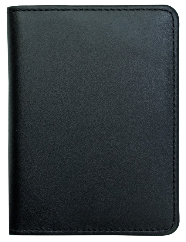 Notizblock DIN A7 | Echtleder | BOXCALF schwarz