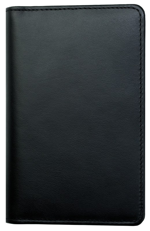 Notizbuch Pocket Format | Echtleder | BOXCALF schwarz