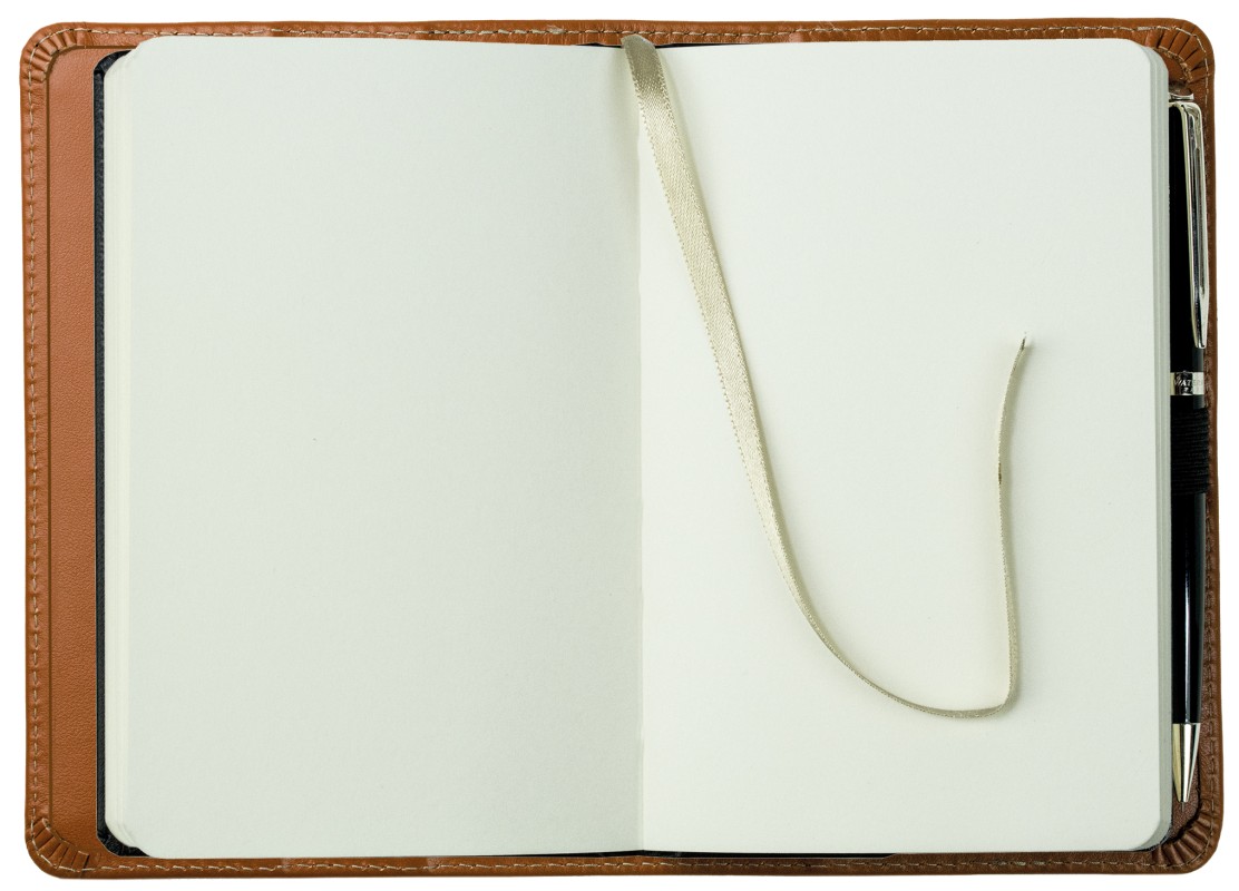 Notizbuch Pocket Format | Echtleder | BOXCALF hellbraun
