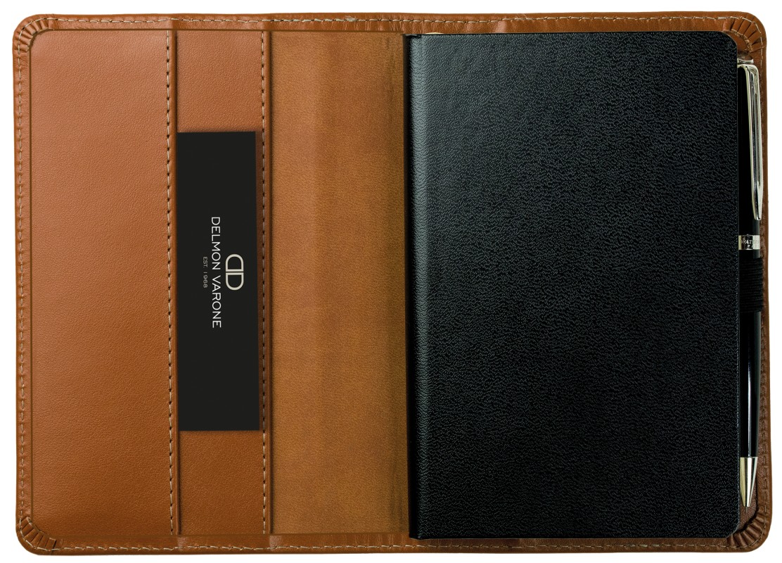 Notizbuch Pocket Format | Echtleder | BOXCALF hellbraun